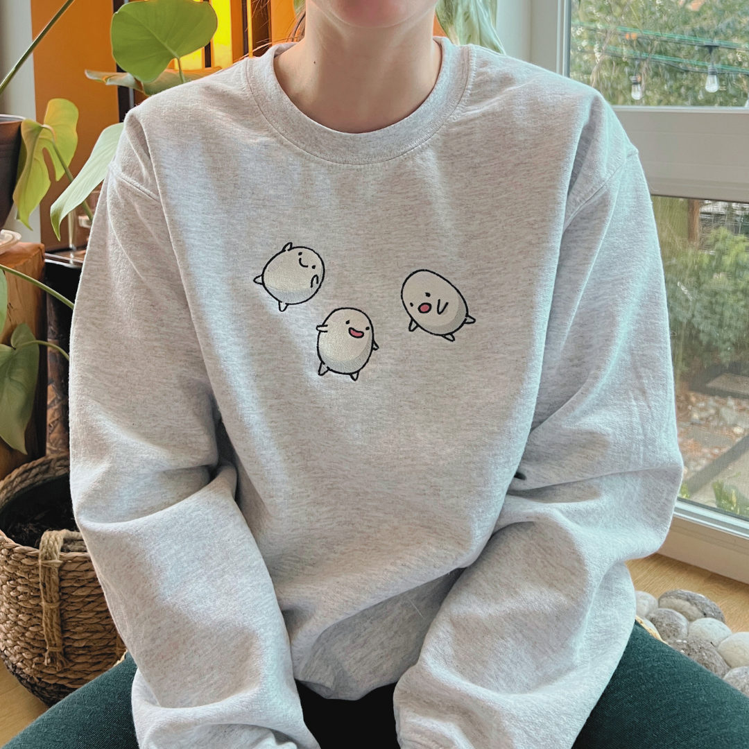 Embroidered Warawara Crewneck