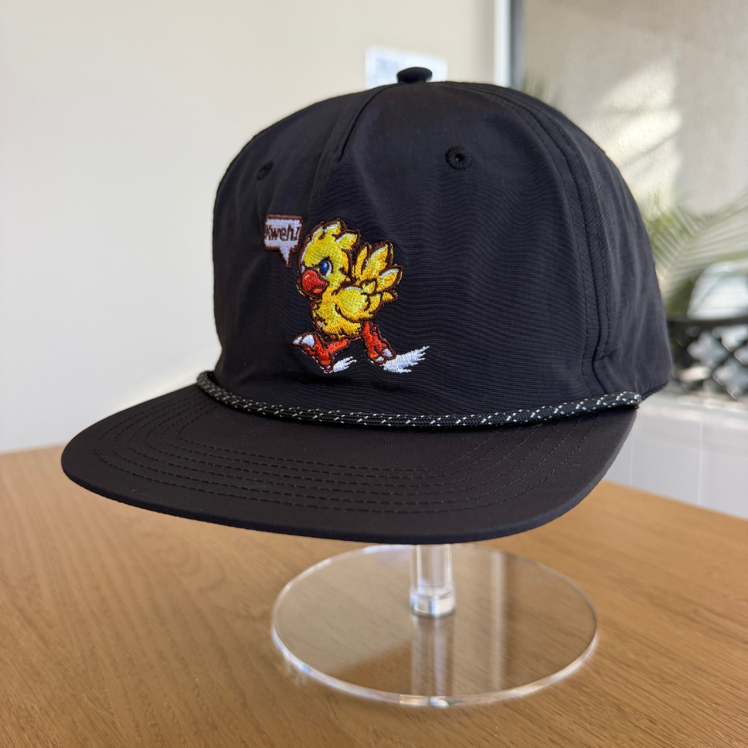 Embroidered Chasing Chocobo Hat
