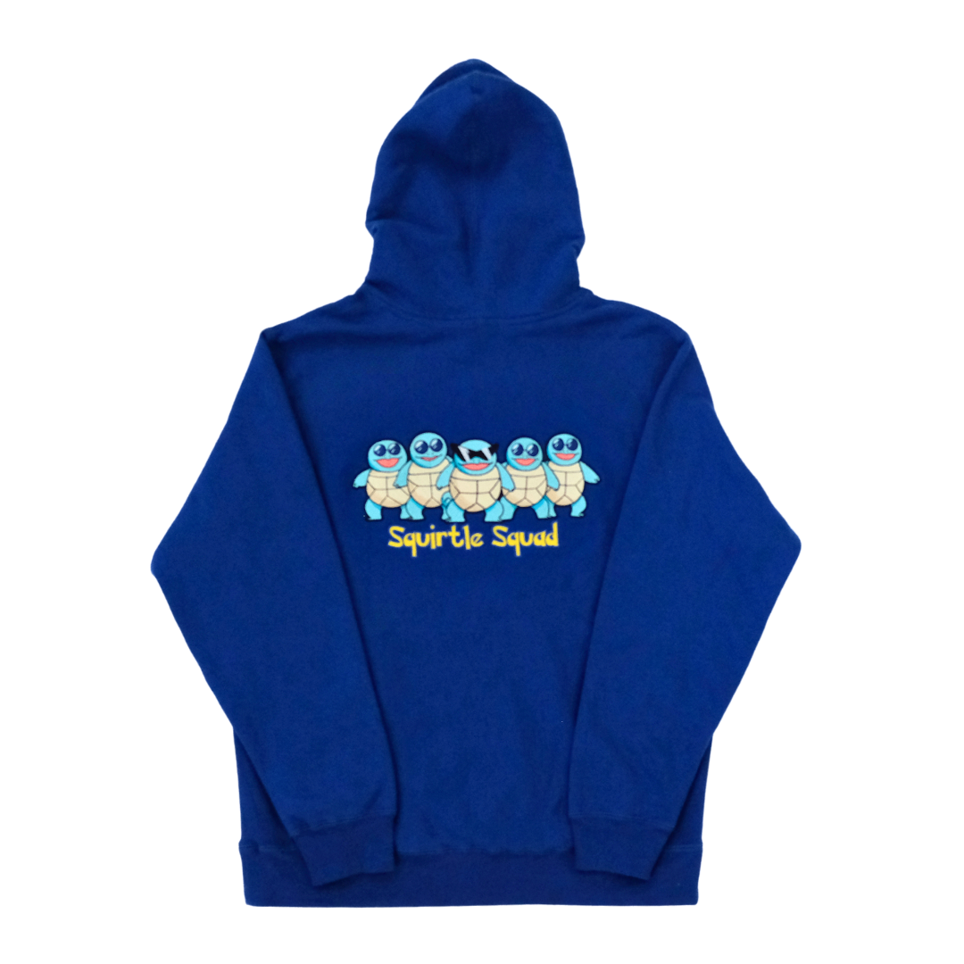 Embroidered Squirtle Sleek Squad Hoodie