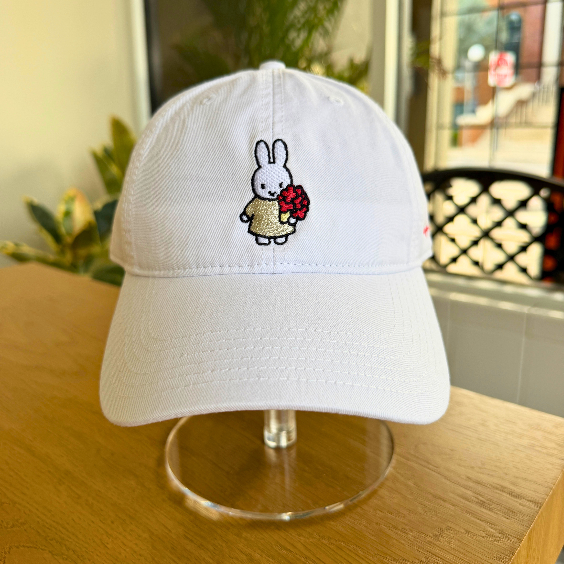 Embroidered Bunny Hat