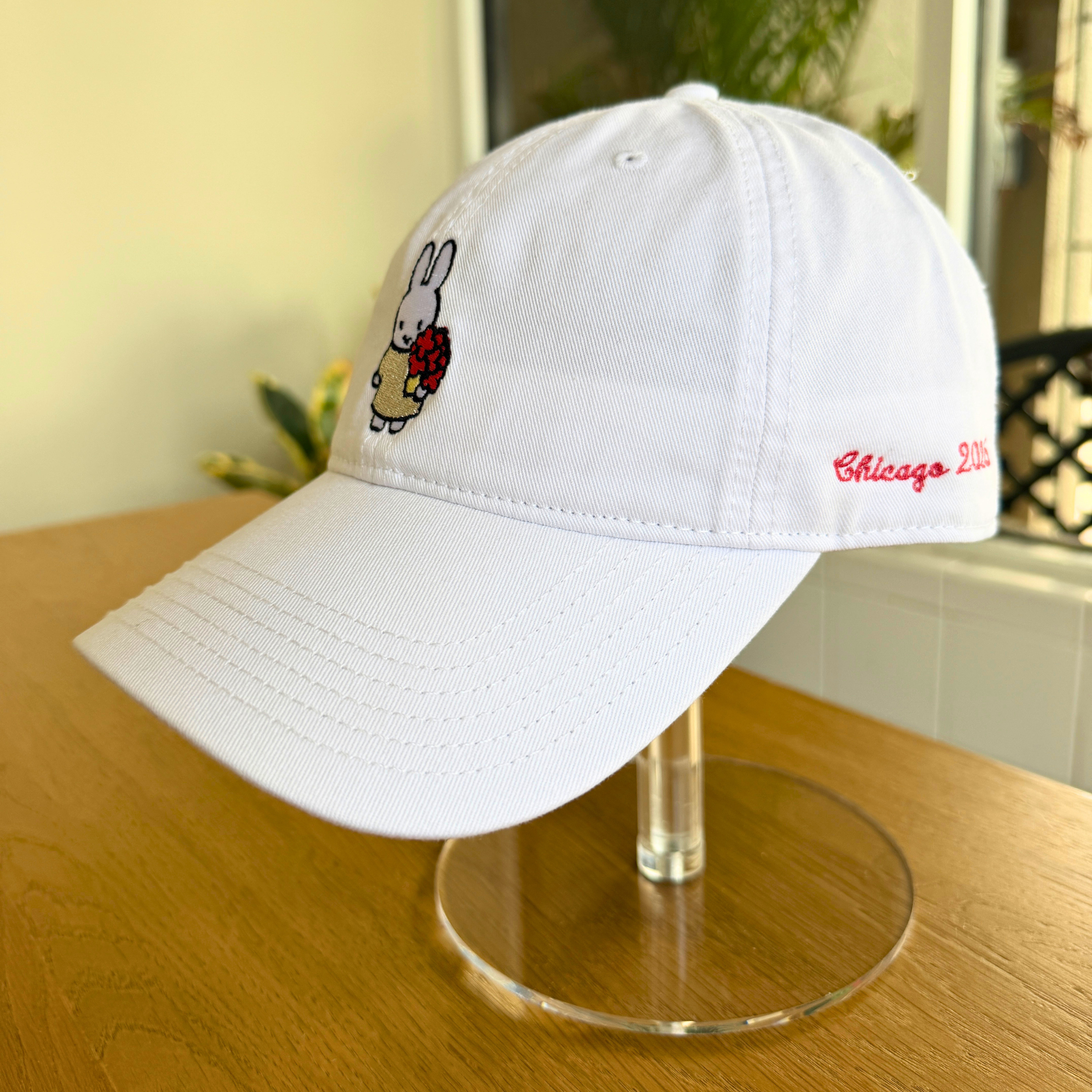 Embroidered Bunny Hat